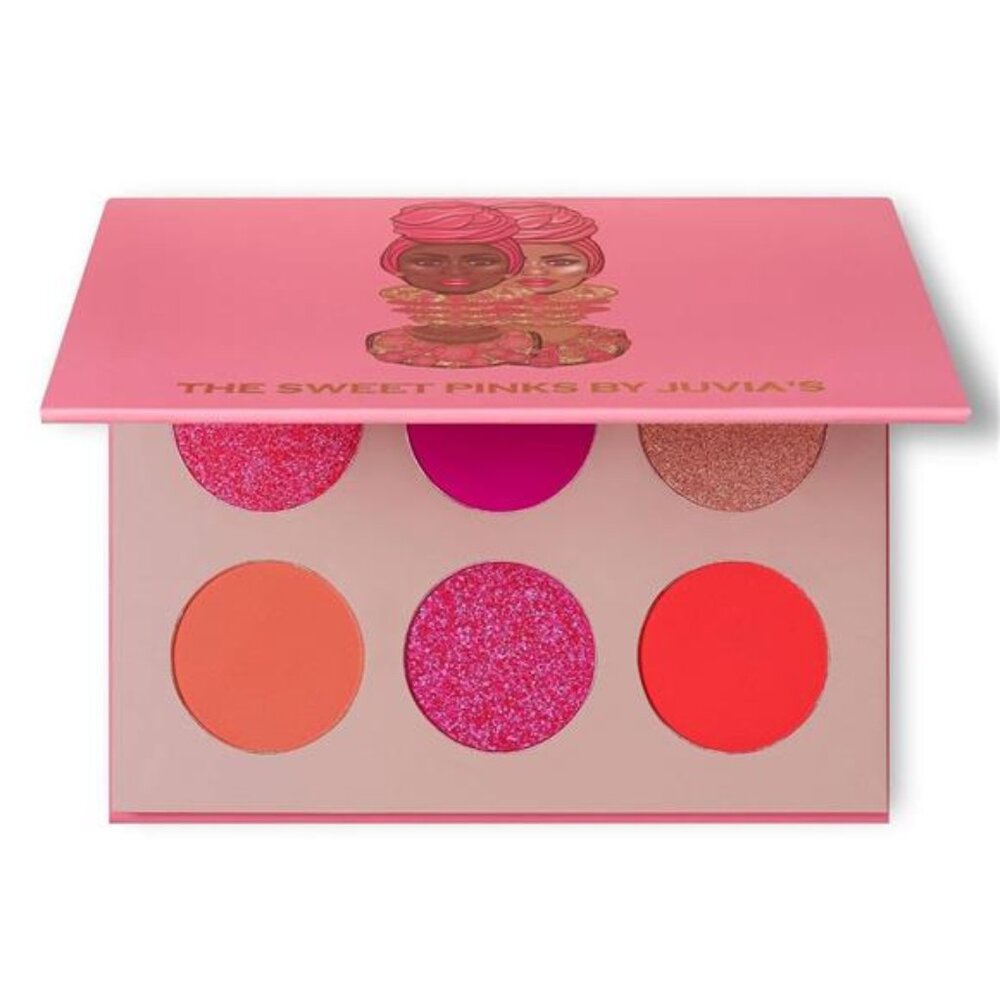 Juvia's Place Palette The Sweet Pinks - Deep Fuchsia, Soft & Sweet Pink, Shades
